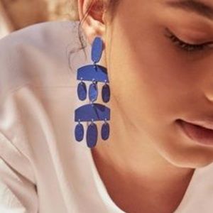 Kendra Scott Cobalt Blue Emmett Earrings